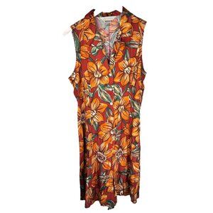 Vintage Express Size Medium Floral Romper Country Cottage Casual Festival